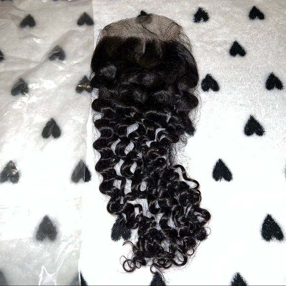 3 Part 100% Human Hair Lace Closure - Picture 3 of 5